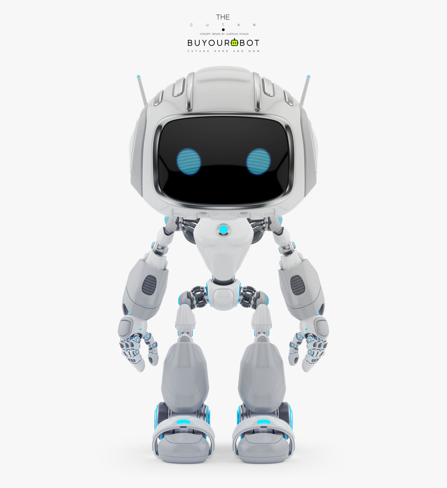 CUTE ALIEN ROBOT IV 3D model_1