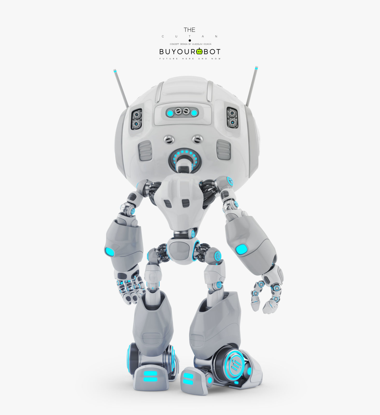 CUTE ALIEN ROBOT IV 3D model_6