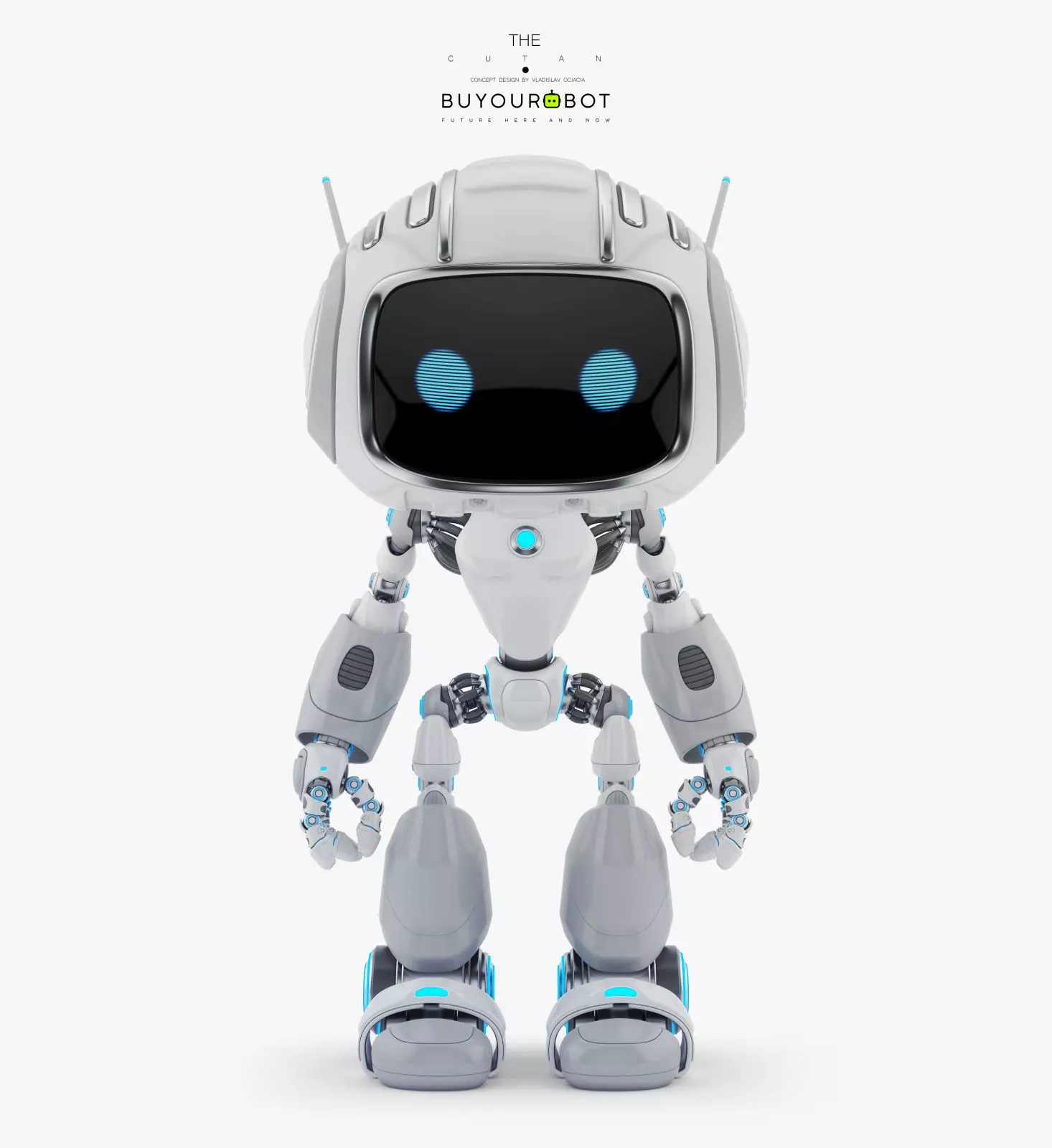 CUTE ALIEN ROBOT IV 3D model_0