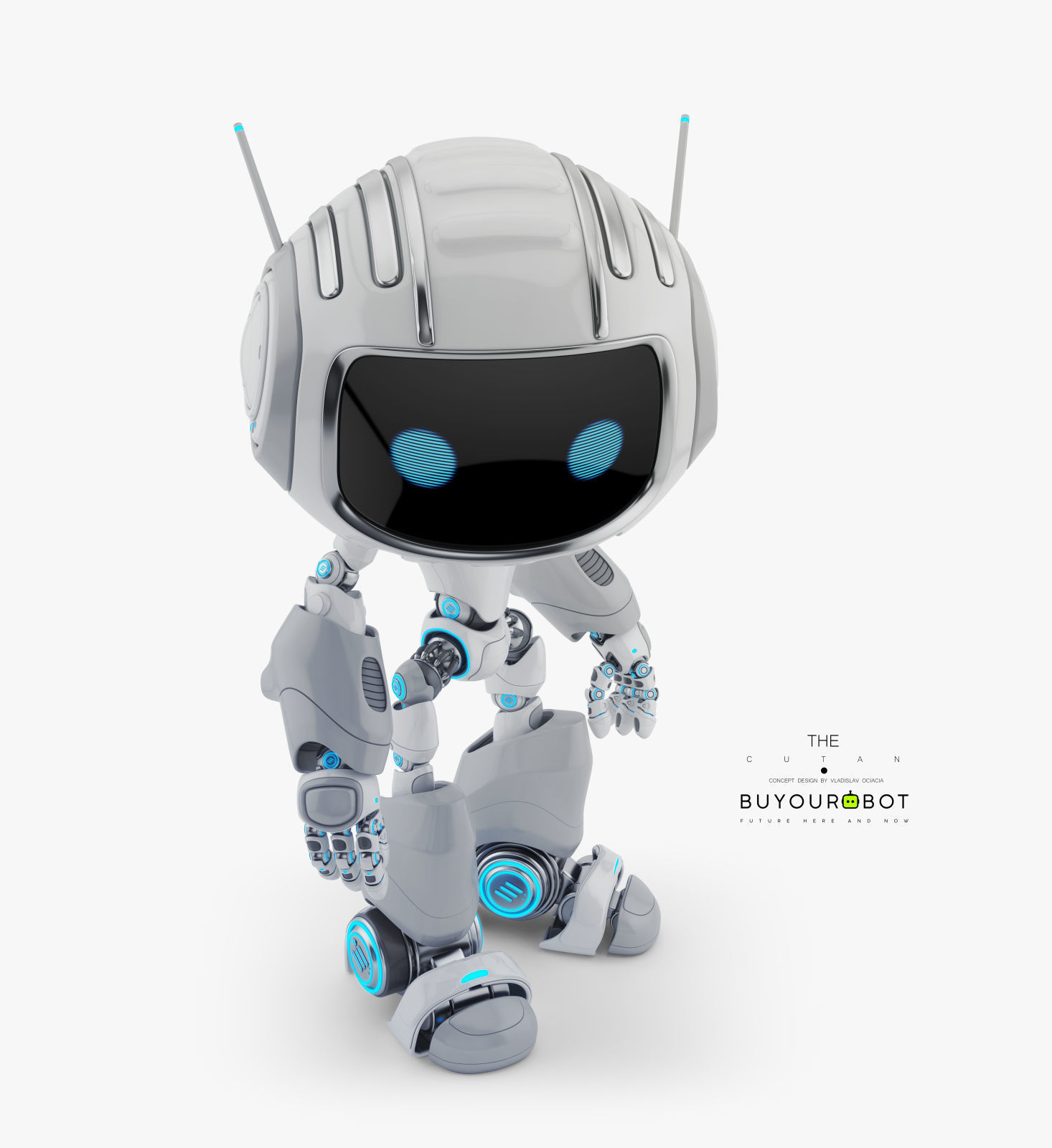 CUTE ALIEN ROBOT IV 3D model_5