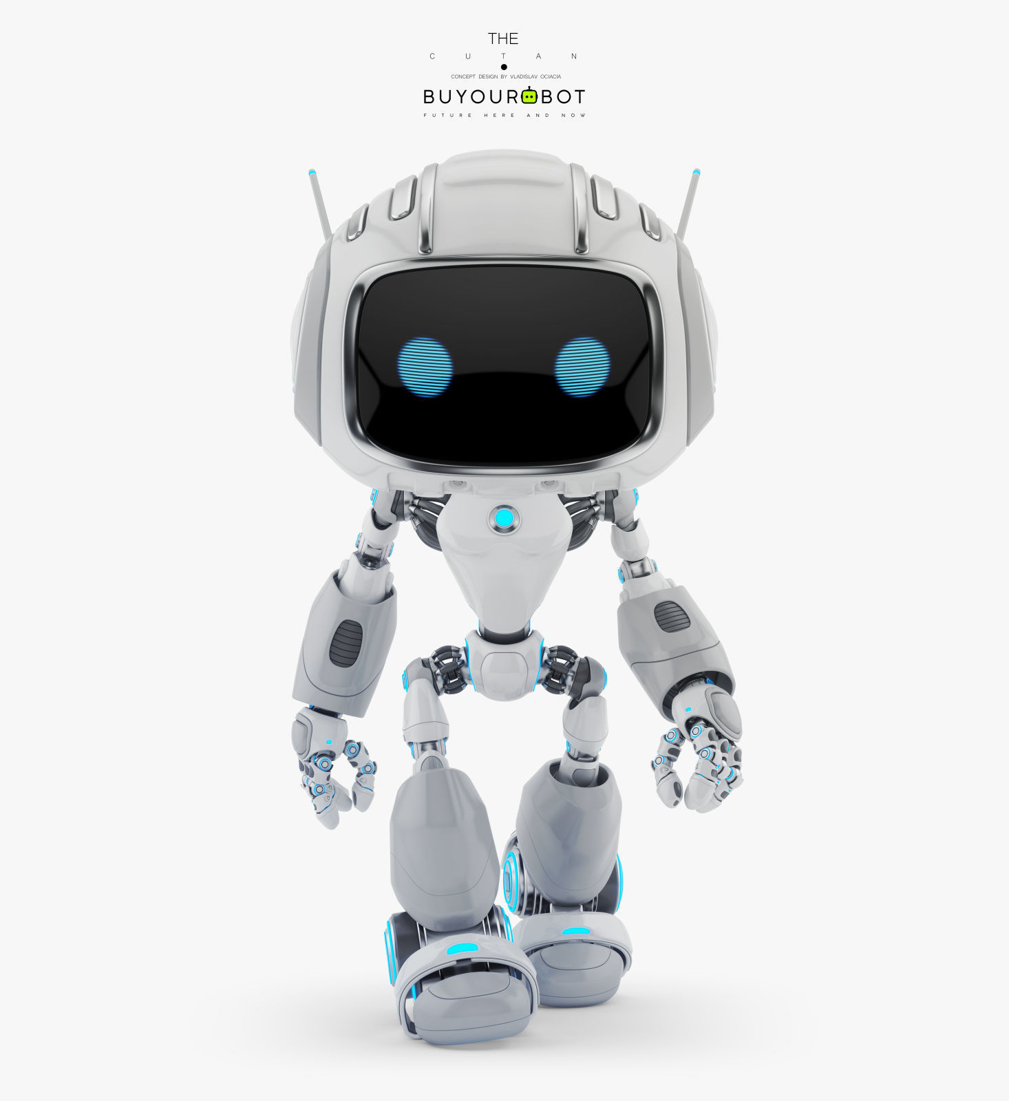 CUTE ALIEN ROBOT IV 3D model_2