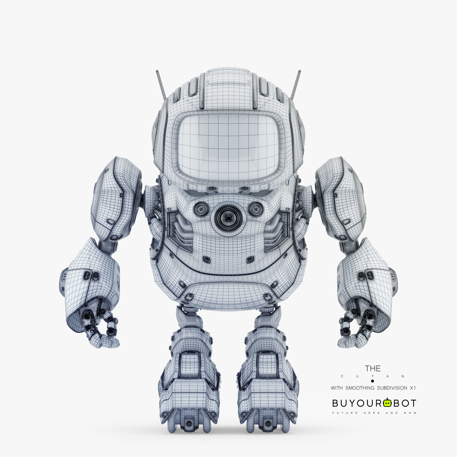 HUGE CUTE ROBOT I 3D model_4