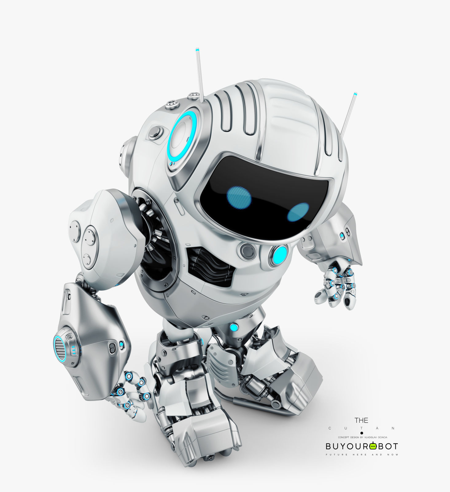 HUGE CUTE ROBOT I 3D model_2