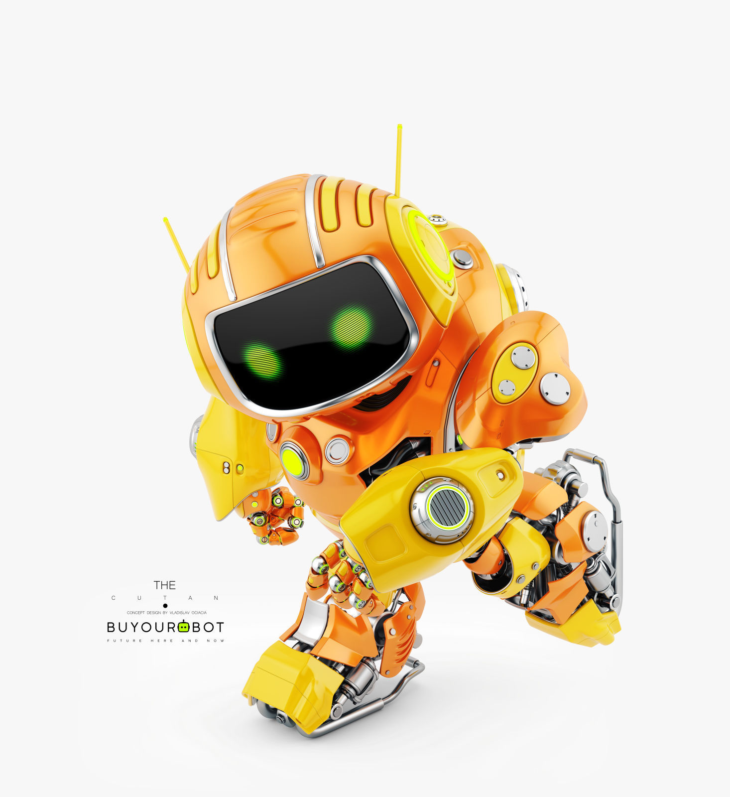 HUGE CUTE ROBOT II 3D model_2