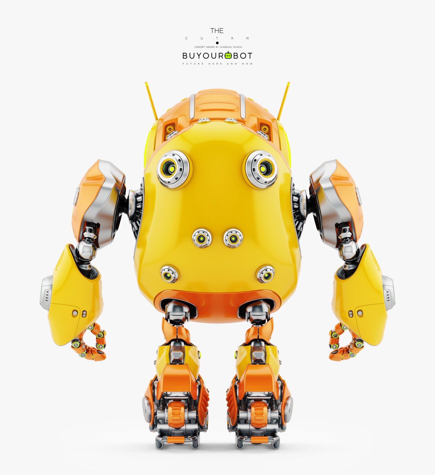 HUGE CUTE ROBOT II 3D model_6