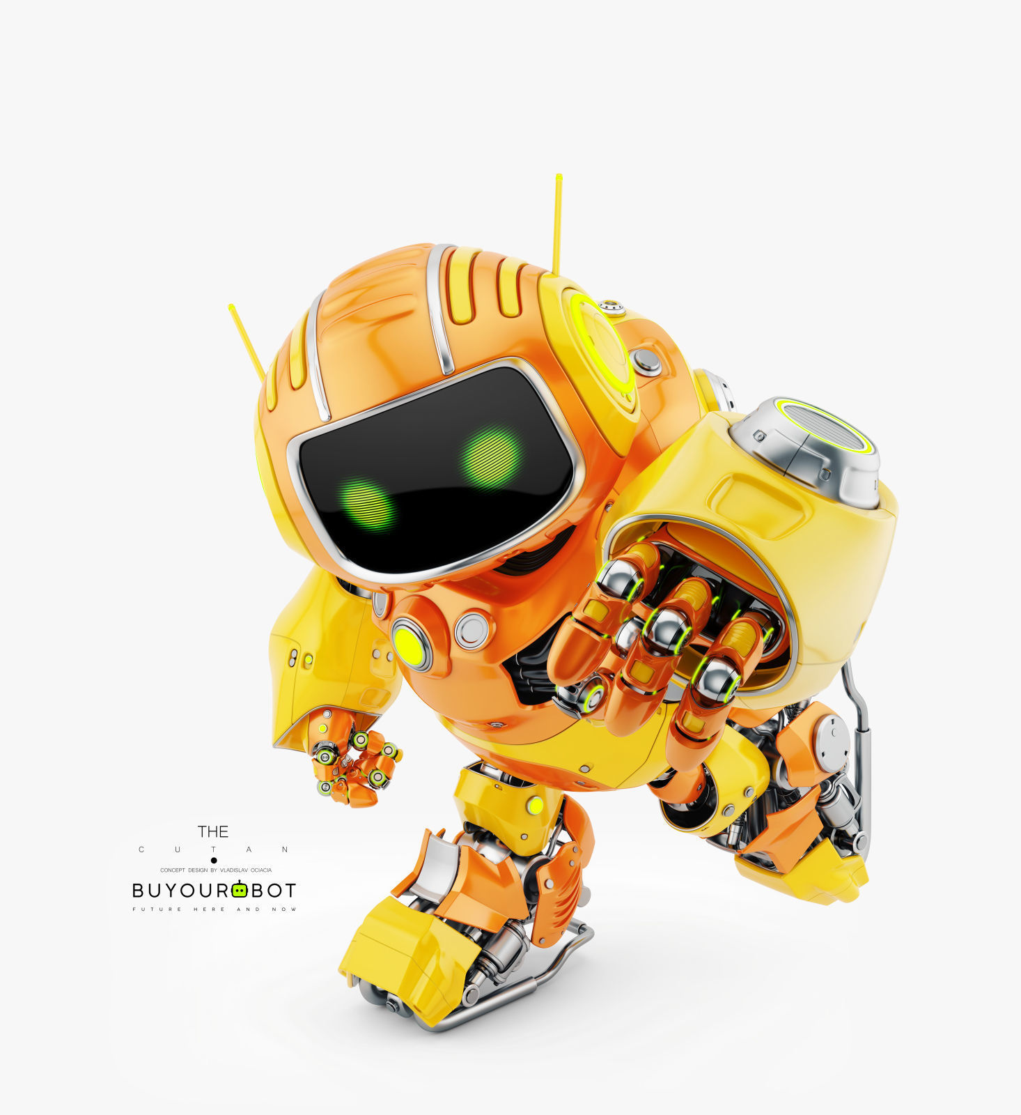 HUGE CUTE ROBOT II 3D model_3