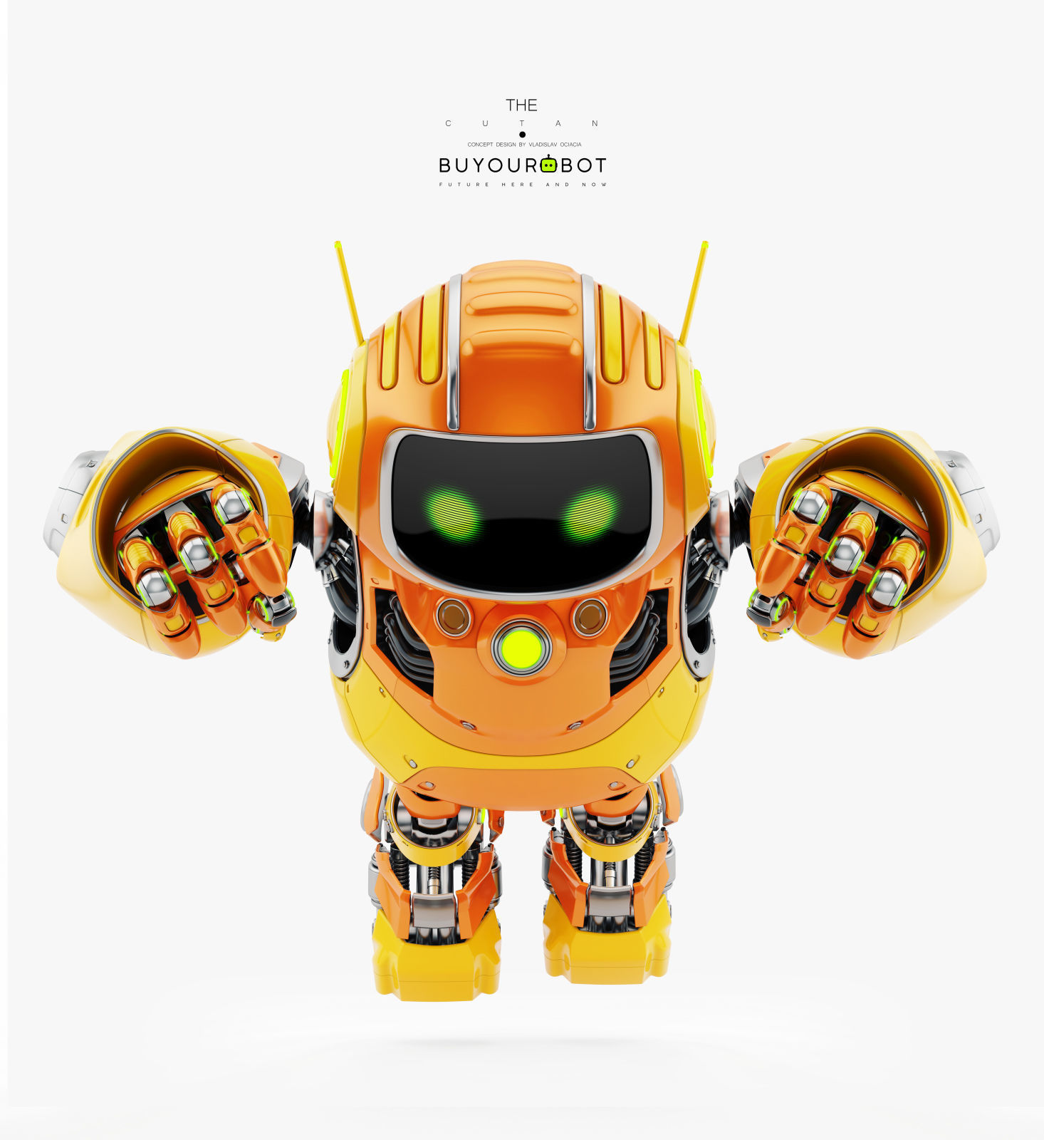 HUGE CUTE ROBOT II 3D model_4