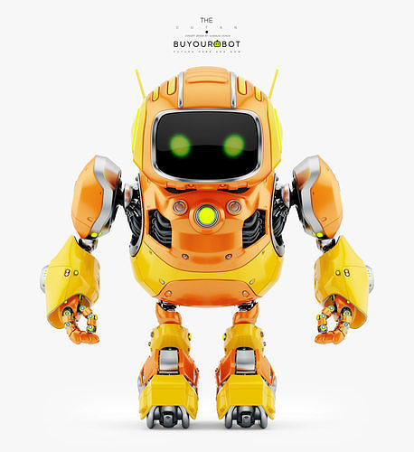 HUGE CUTE ROBOT II 3D model