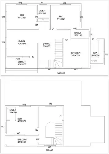 elevation house with floor plans and elevations