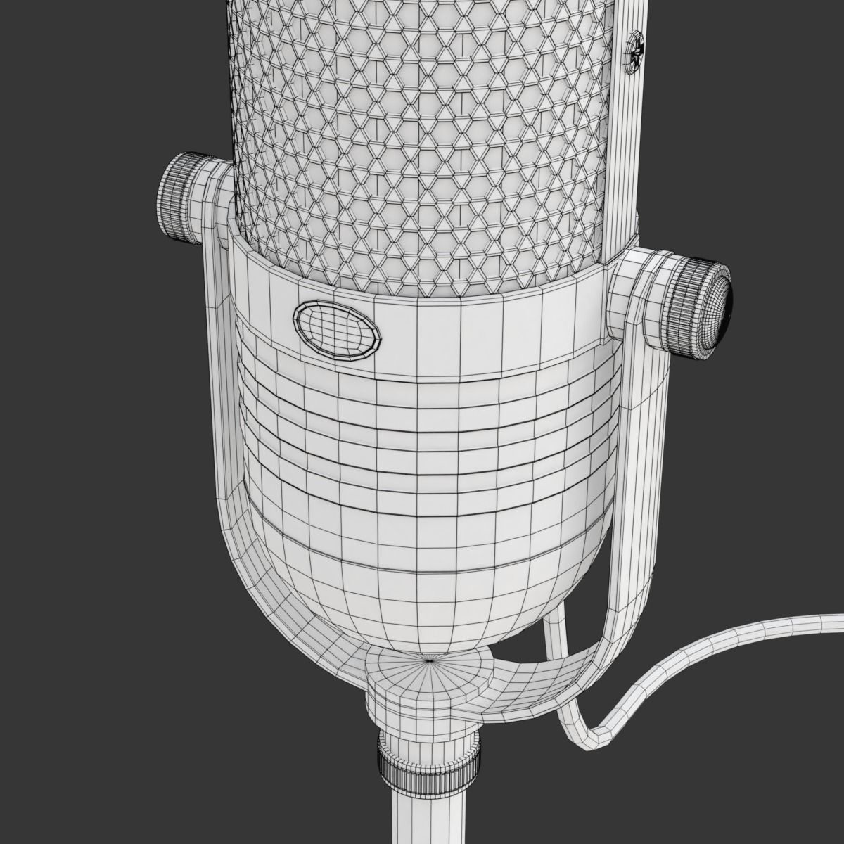 Studio Microphone 3D model_22