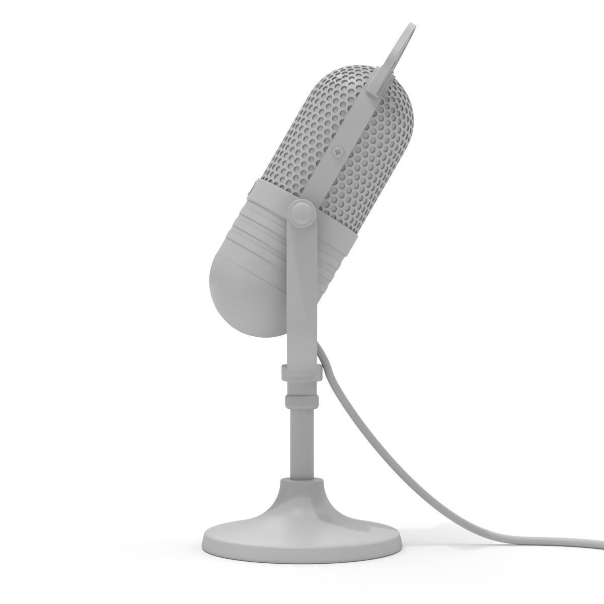 Studio Microphone 3D model_15