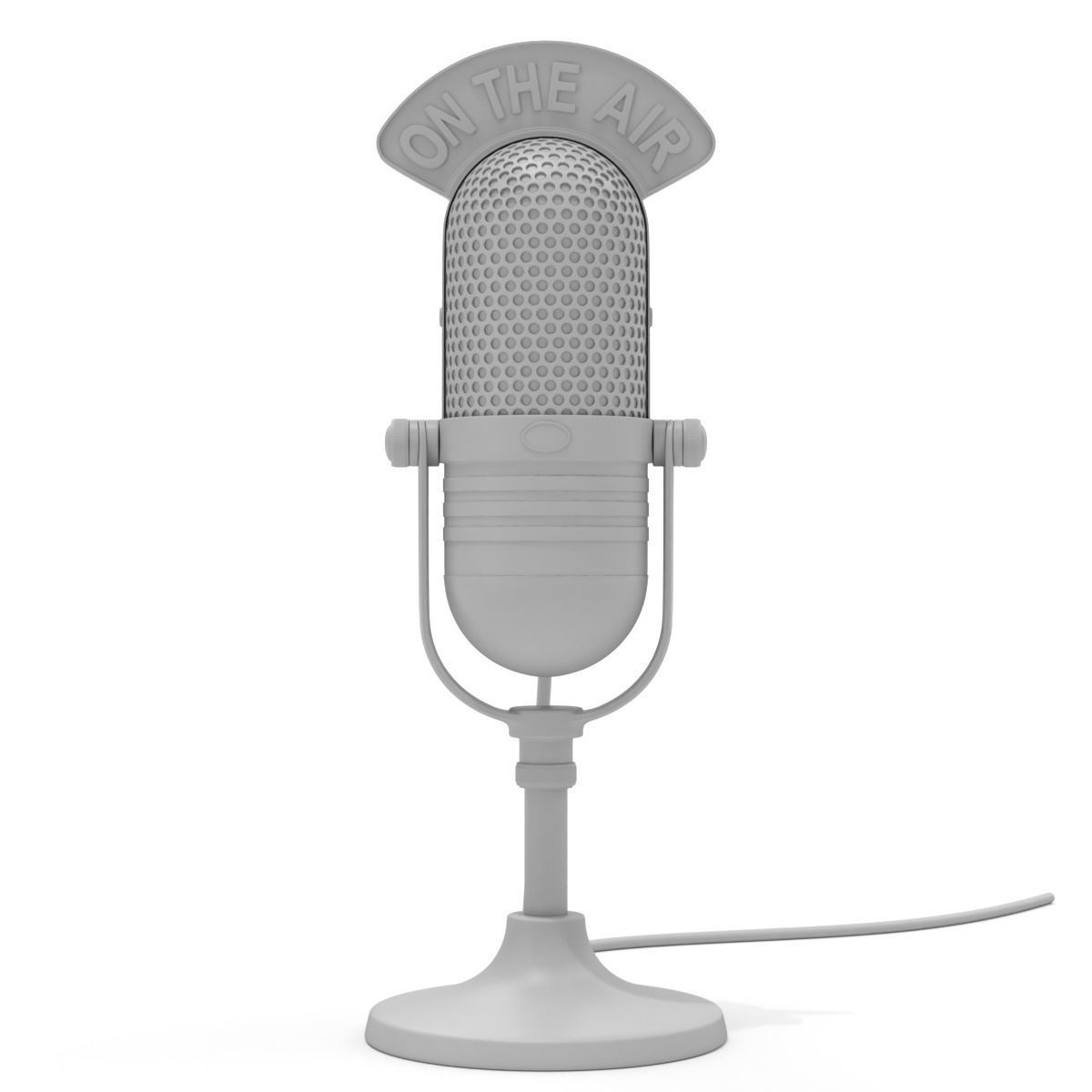 Studio Microphone 3D model_13