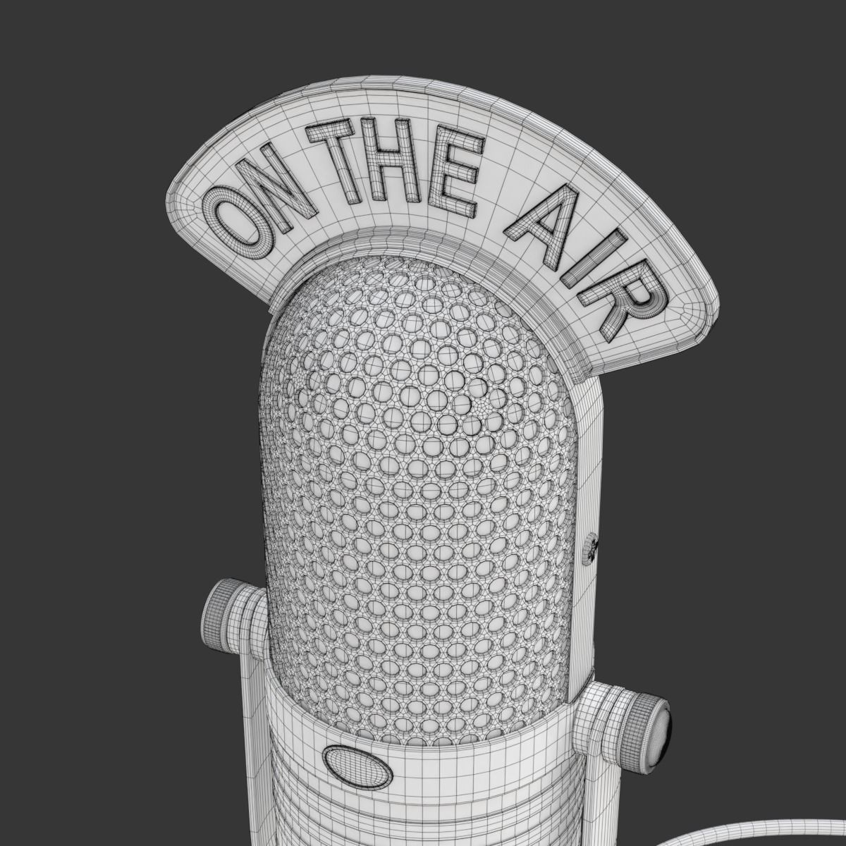 Studio Microphone 3D model_26