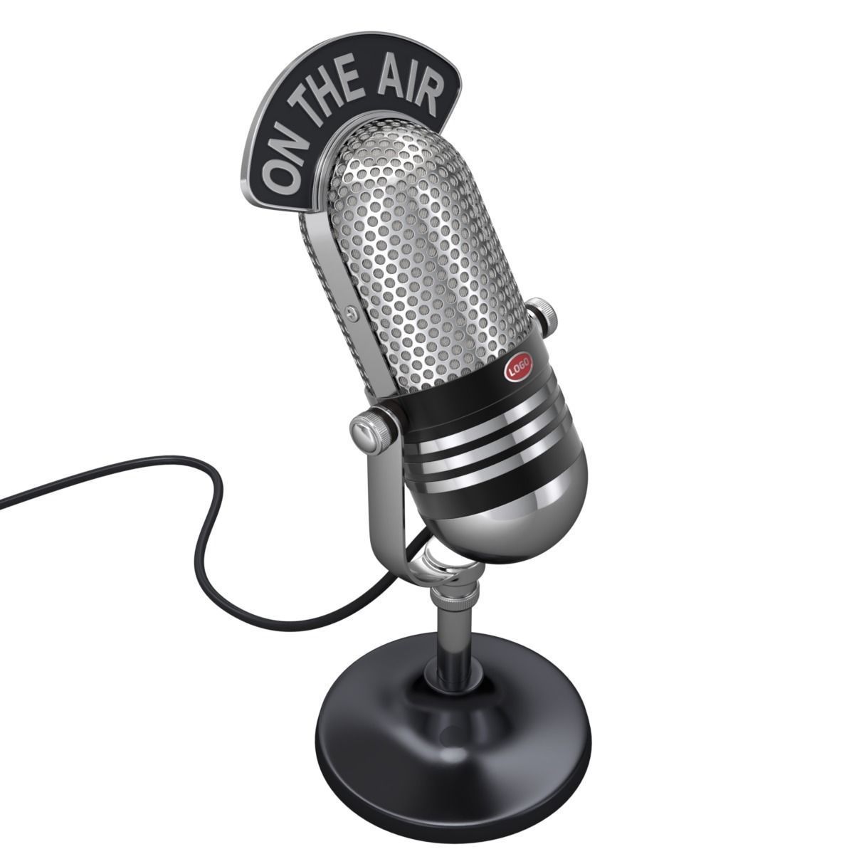Studio Microphone 3D model_3