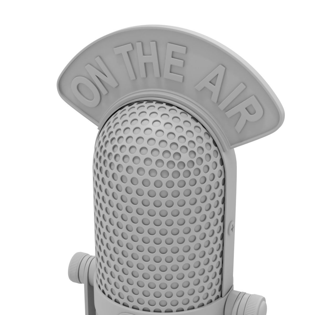 Studio Microphone 3D model_9
