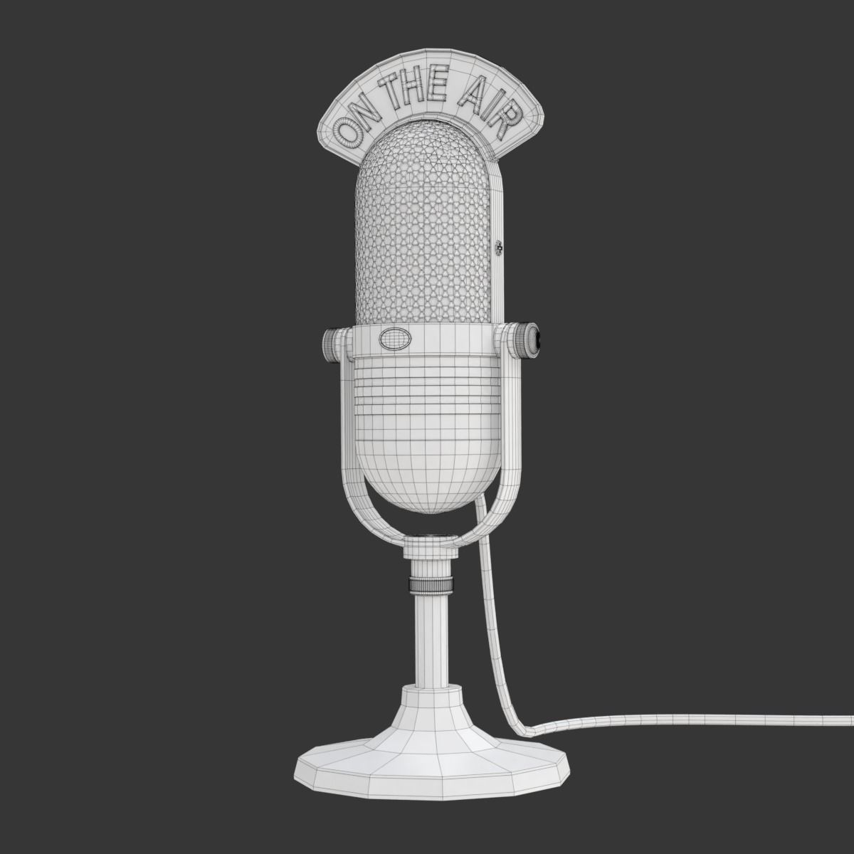 Studio Microphone 3D model_20