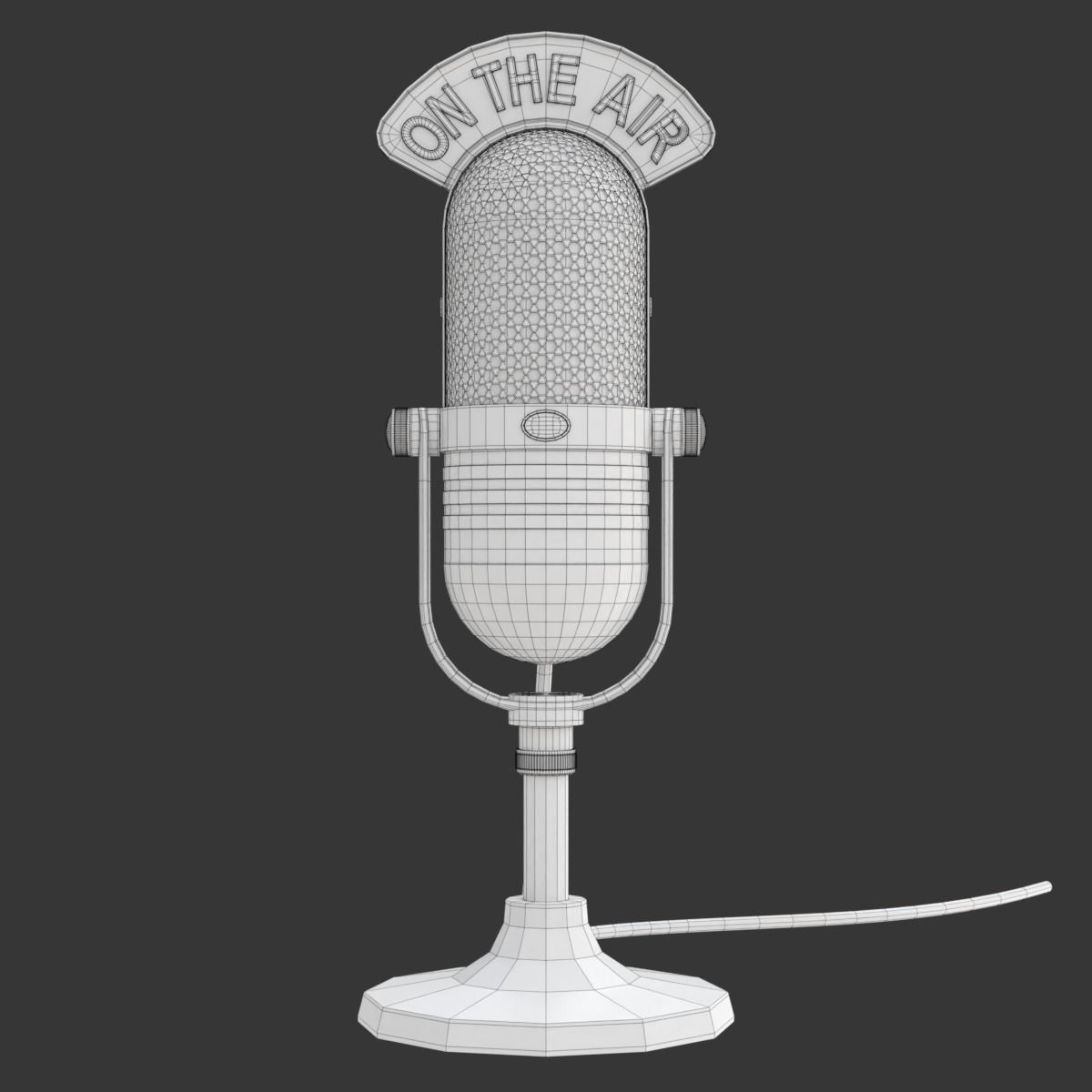 Studio Microphone 3D model_24