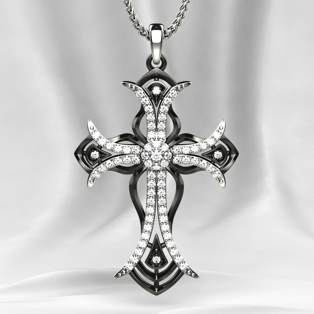 Rhoduim Golden Cross 3D print model_10