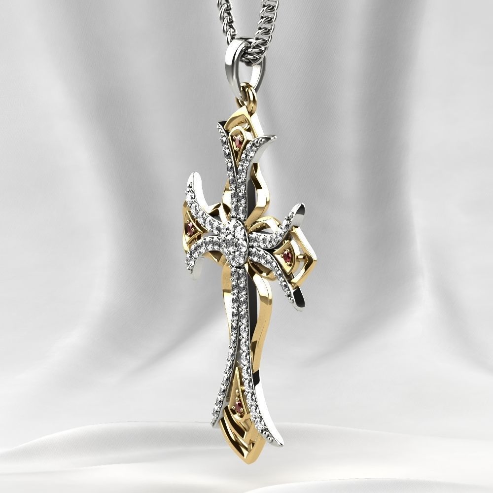 Rhoduim Golden Cross 3D print model_18