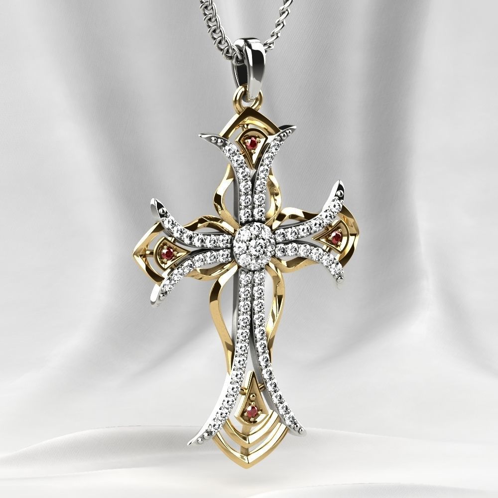 Rhoduim Golden Cross 3D print model_15