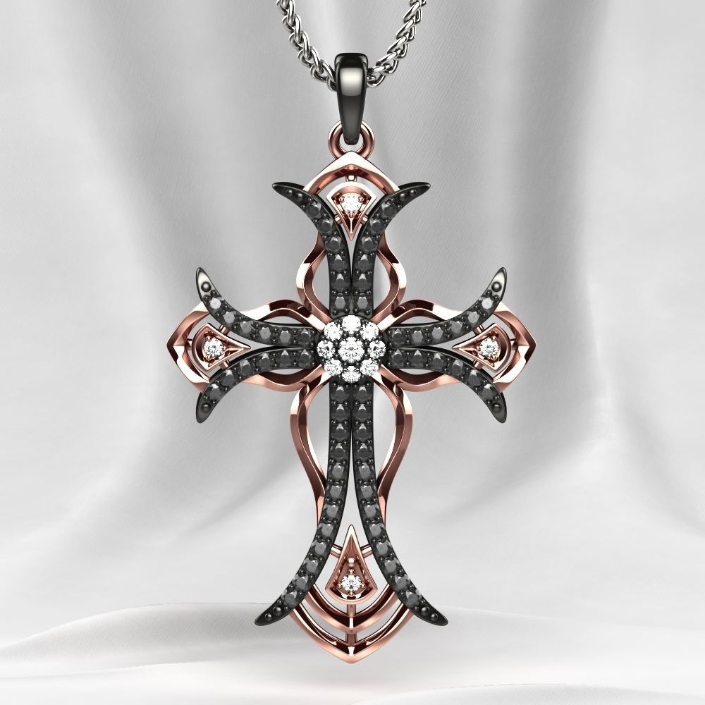 Rhoduim Golden Cross 3D print model_7