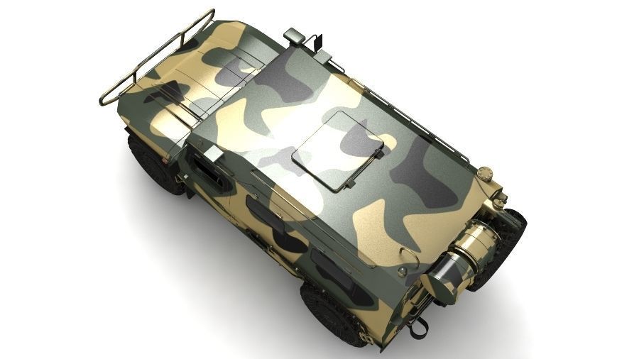 GAZ TIGR 3D model 3D model_9