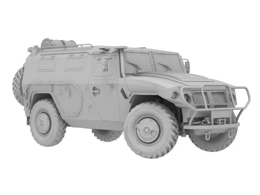 GAZ TIGR 3D model 3D model_12