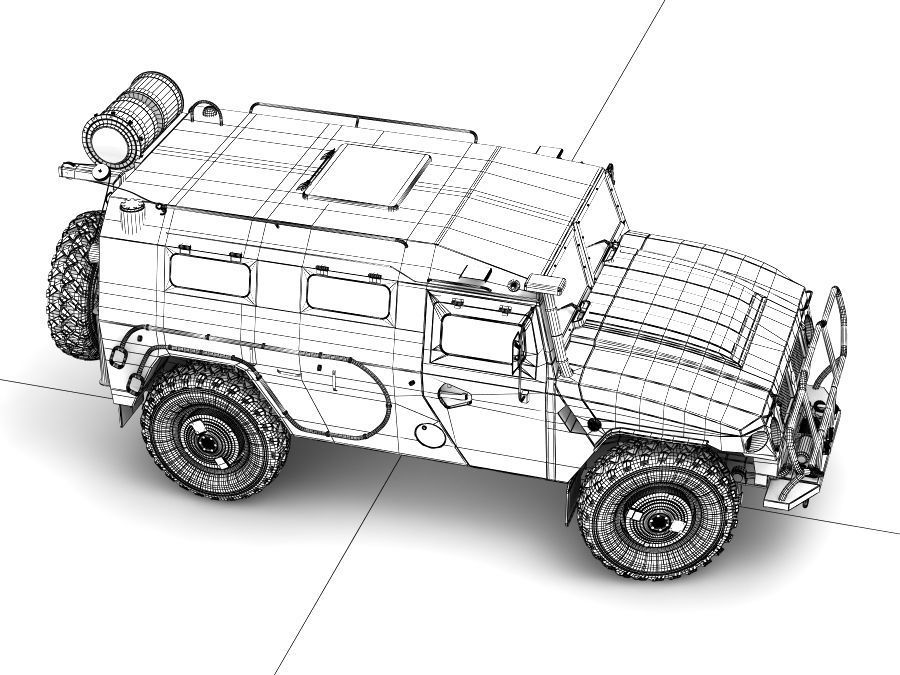 GAZ TIGR 3D model 3D model_18