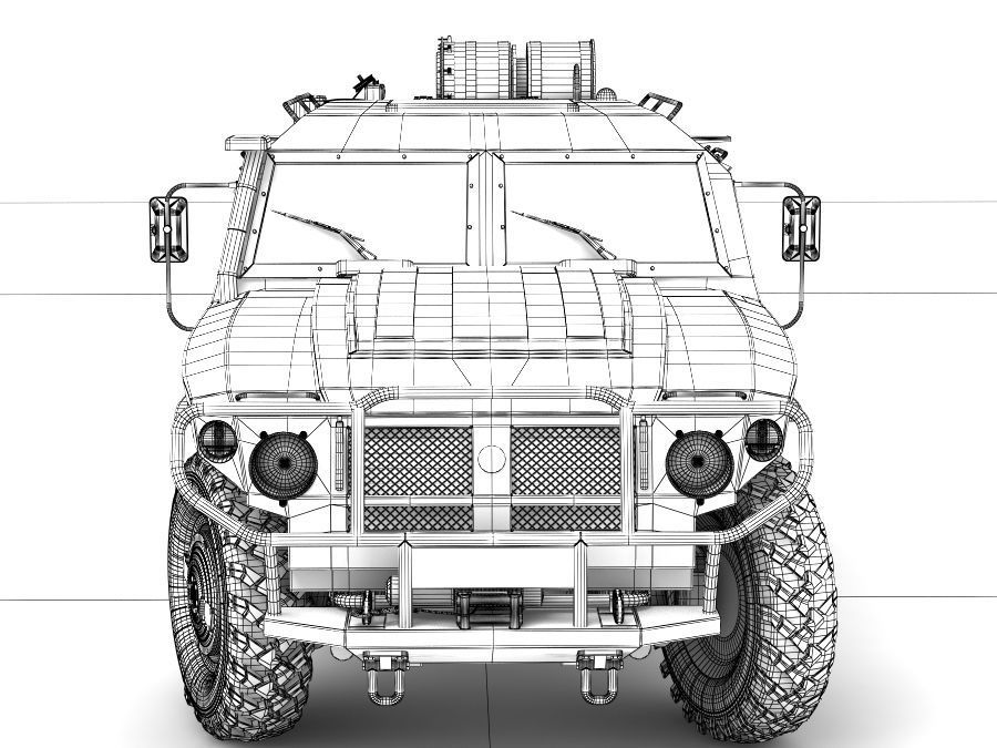 GAZ TIGR 3D model 3D model_16