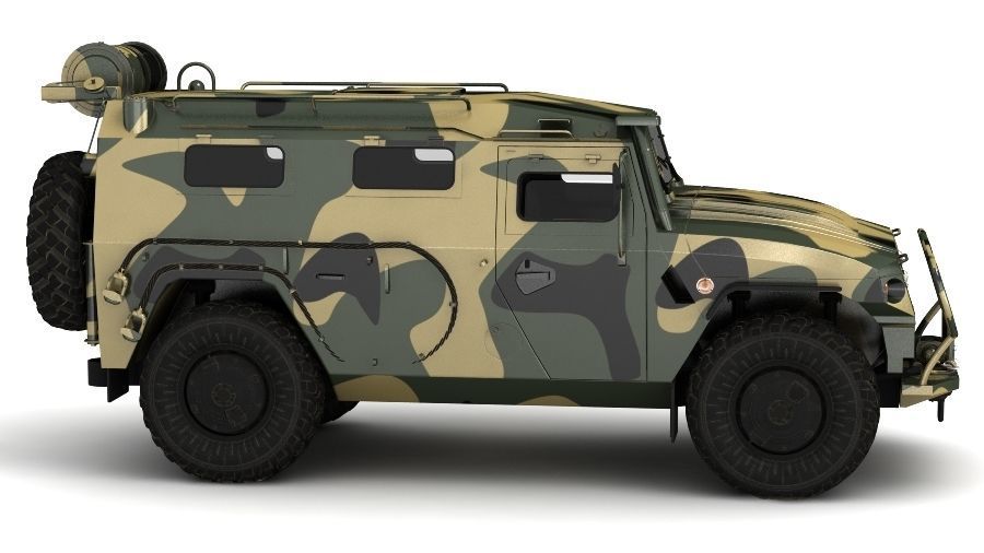 GAZ TIGR 3D model 3D model_3