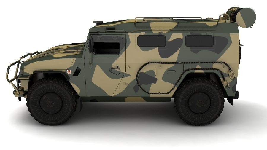 GAZ TIGR 3D model 3D model_8