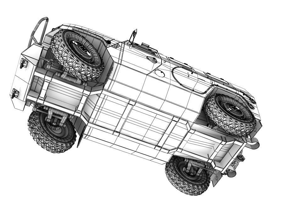 GAZ TIGR 3D model 3D model_20