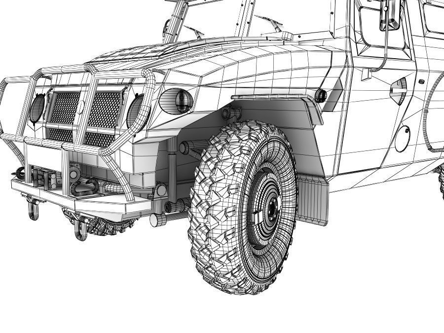 GAZ TIGR 3D model 3D model_23