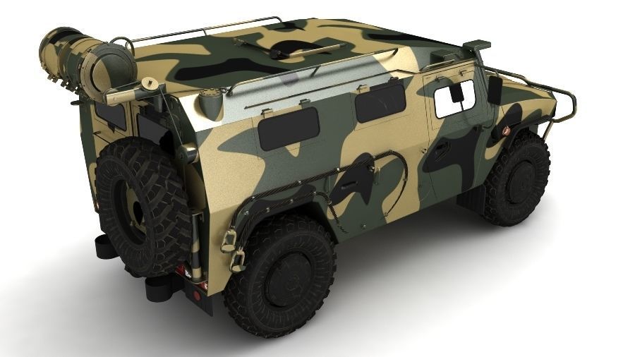 GAZ TIGR 3D model 3D model_10