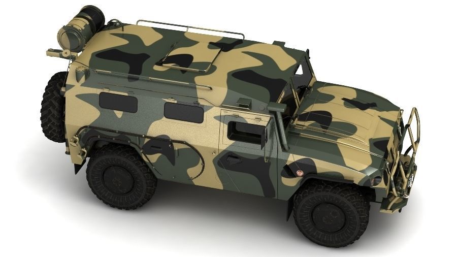 GAZ TIGR 3D model 3D model_4