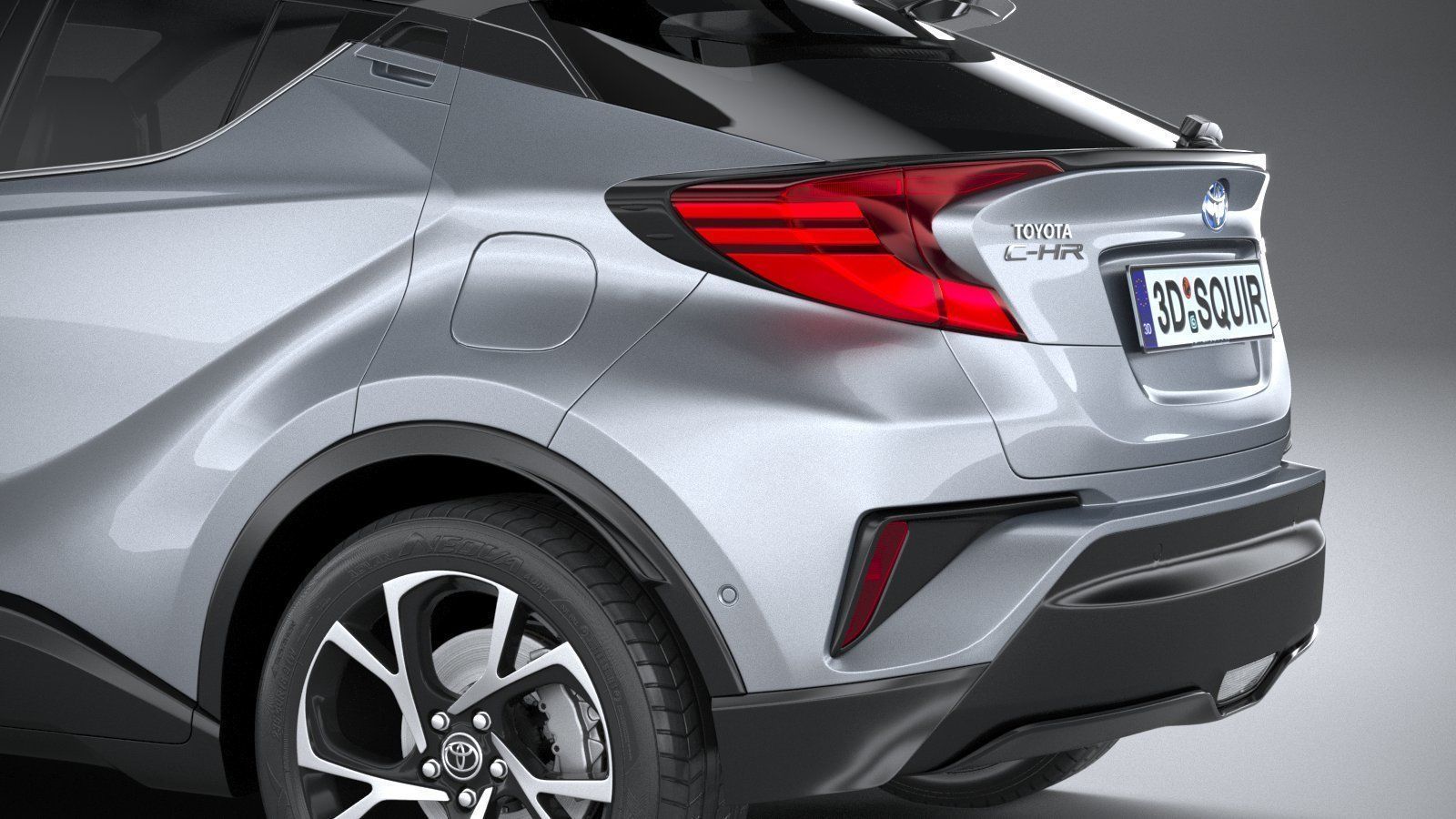 Toyota C-HR 2020 3D model_6