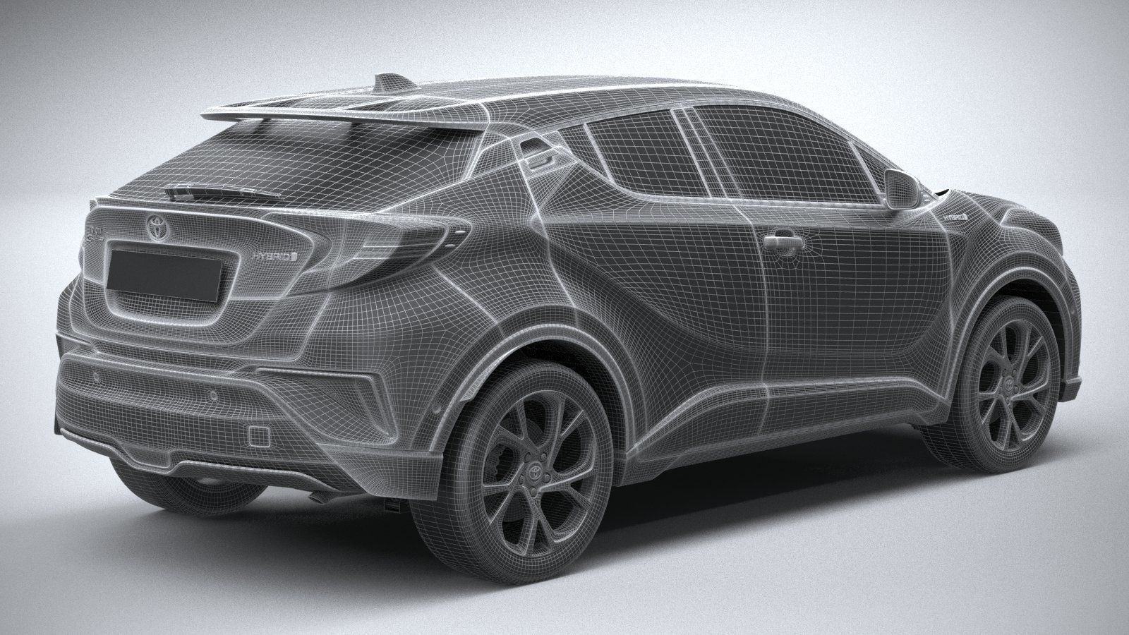 Toyota C-HR 2020 3D model_27