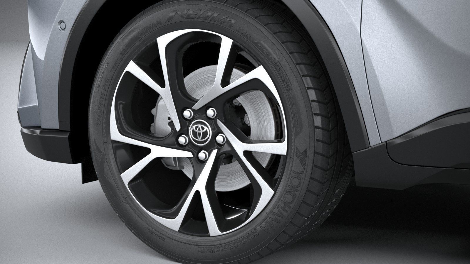 Toyota C-HR 2020 3D model_16