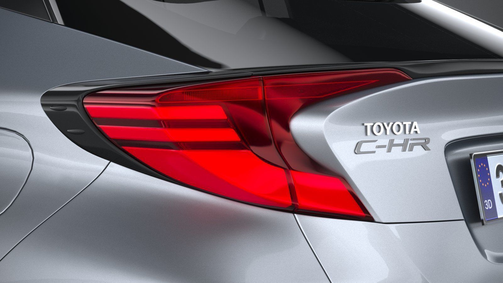 Toyota C-HR 2020 3D model_15