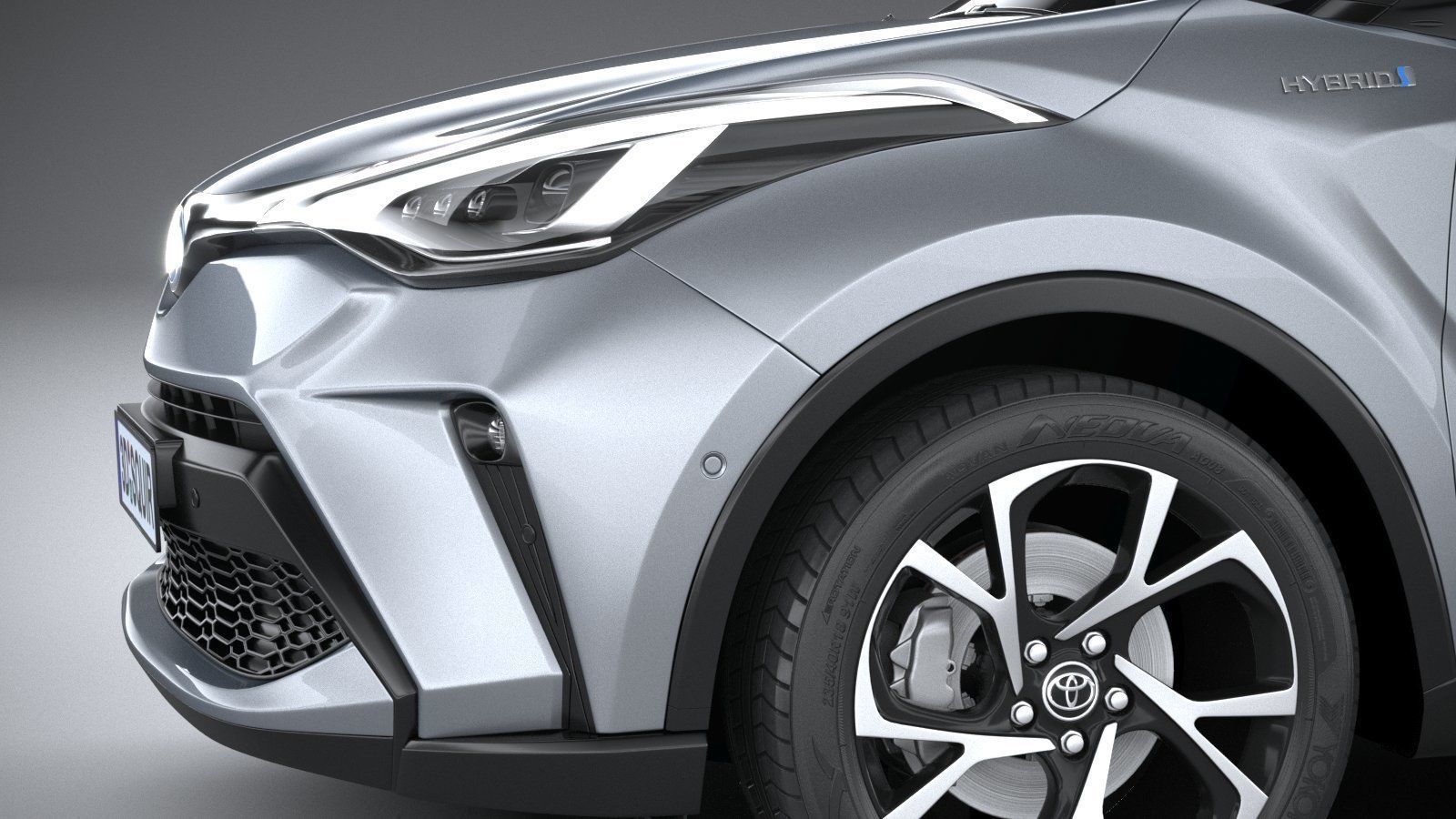 Toyota C-HR 2020 3D model_3