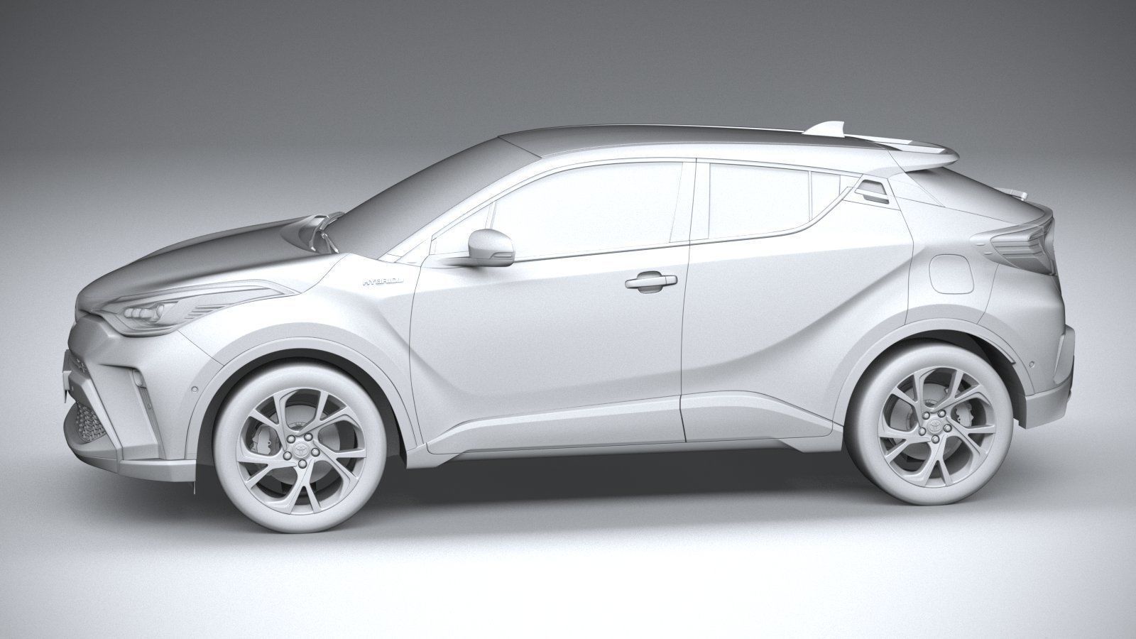 Toyota C-HR 2020 3D model_22