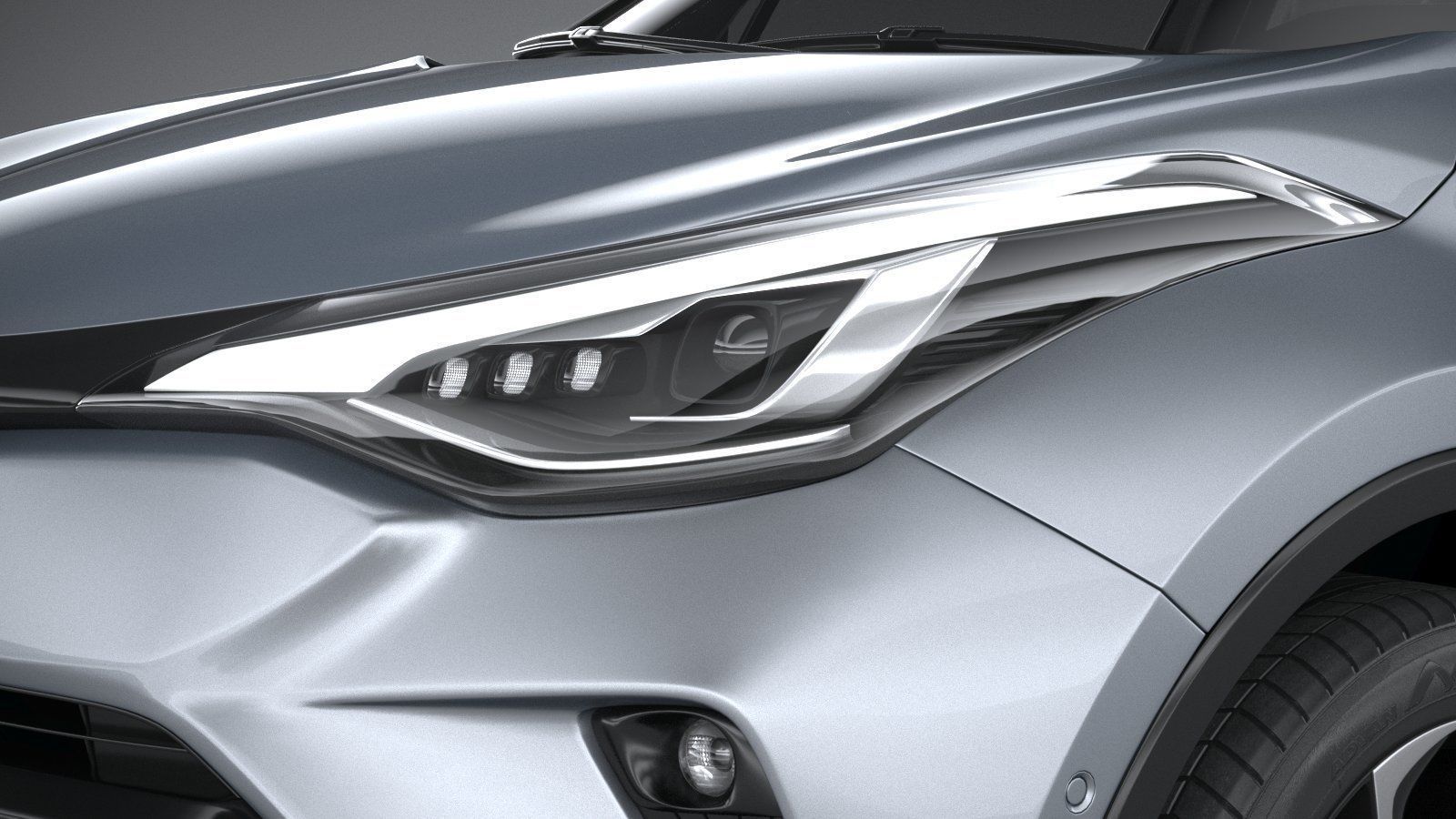 Toyota C-HR 2020 3D model_14