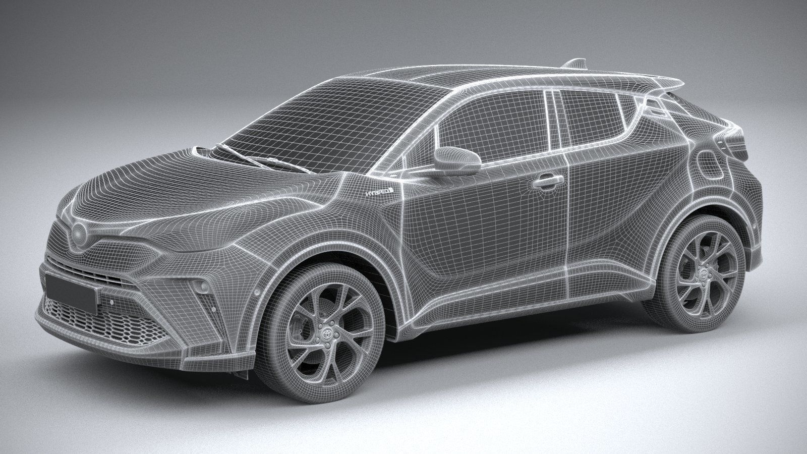 Toyota C-HR 2020 3D model_26