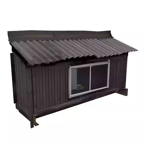 Balcony metais 01 94 150 300 window for Russia Low-poly 3D model