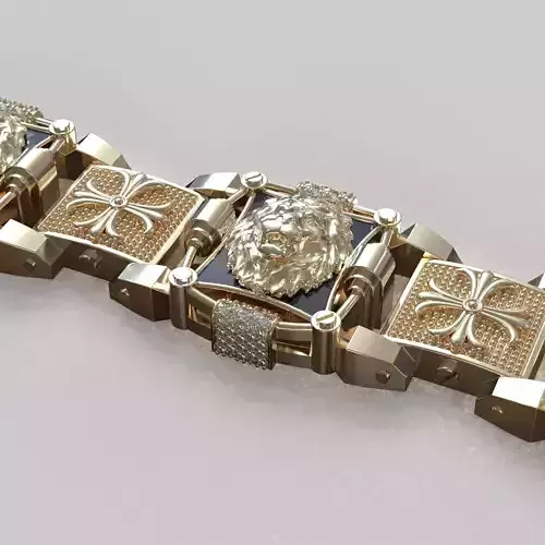 bracelet with lion br 53