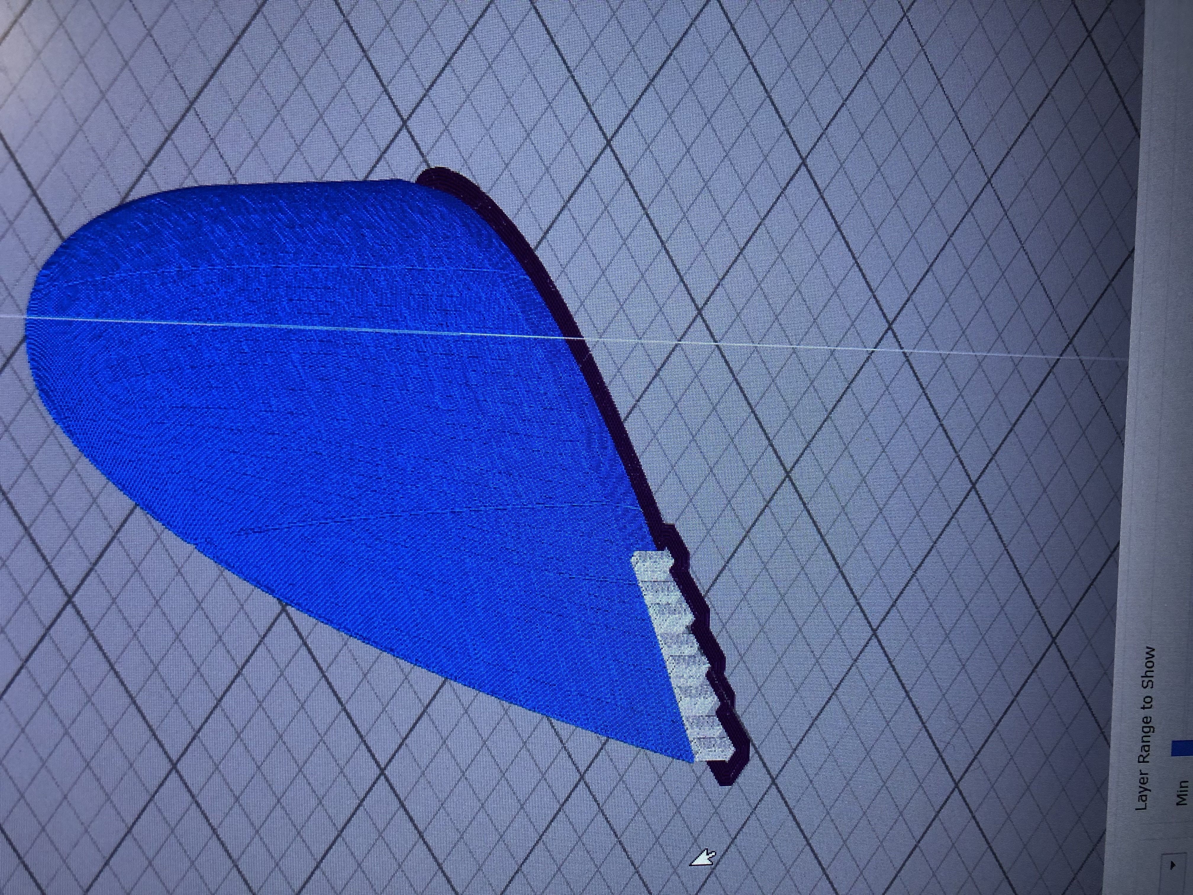 RC plane  LA5 FN 740mm wing 3D print model_21