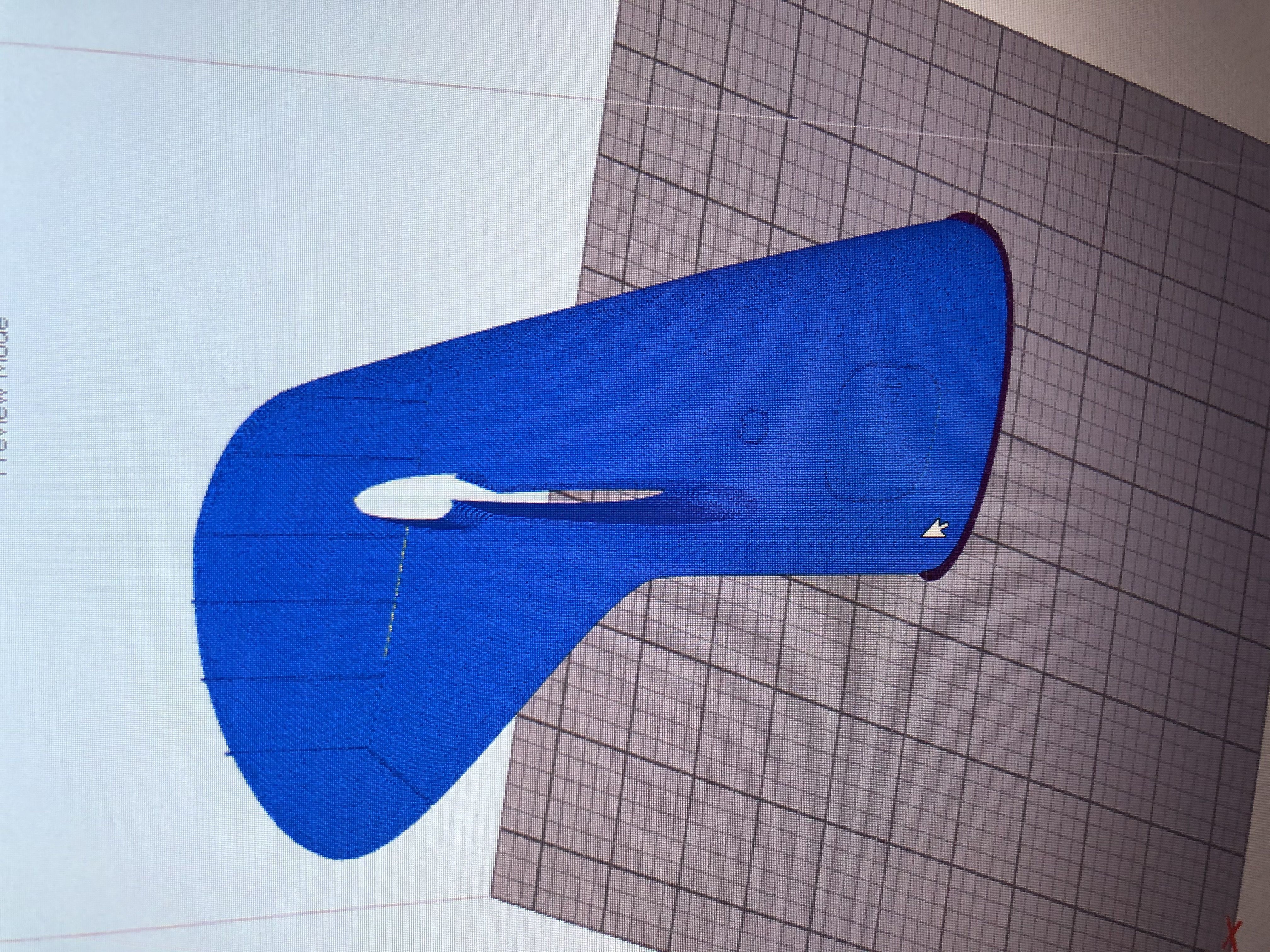 RC plane  LA5 FN 740mm wing 3D print model_11