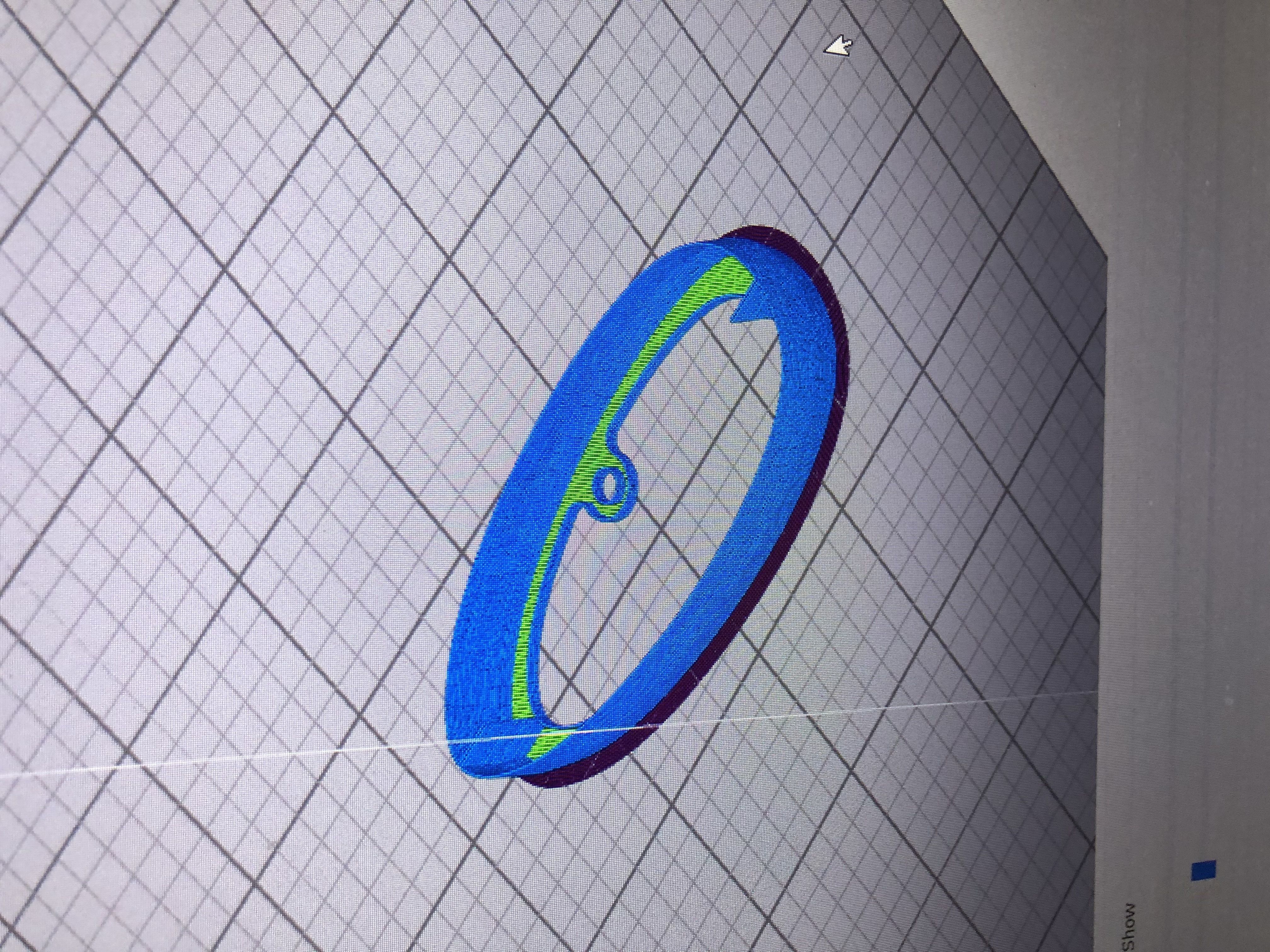 RC plane  LA5 FN 740mm wing 3D print model_9