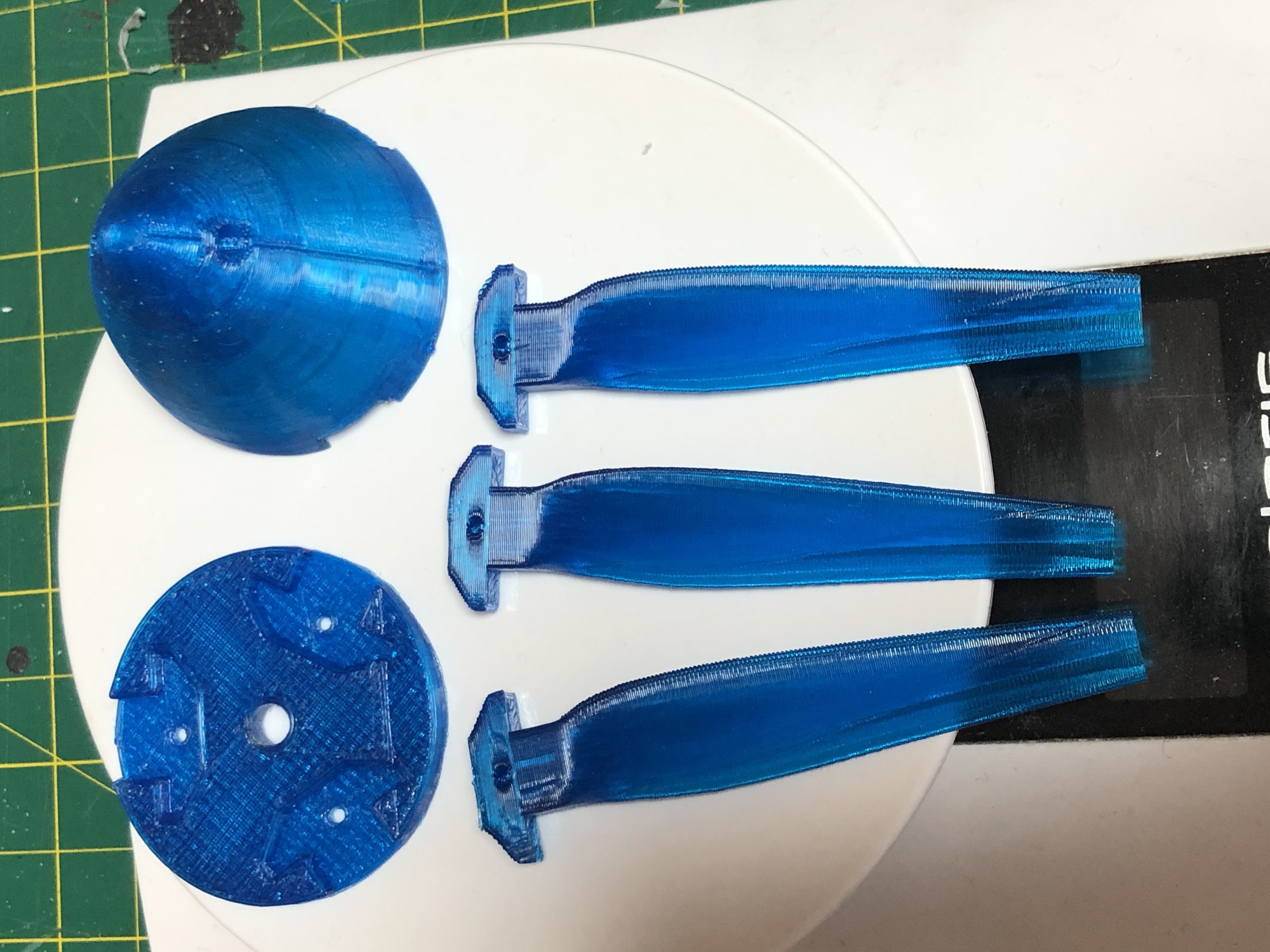 RC plane  LA5 FN 740mm wing 3D print model_28