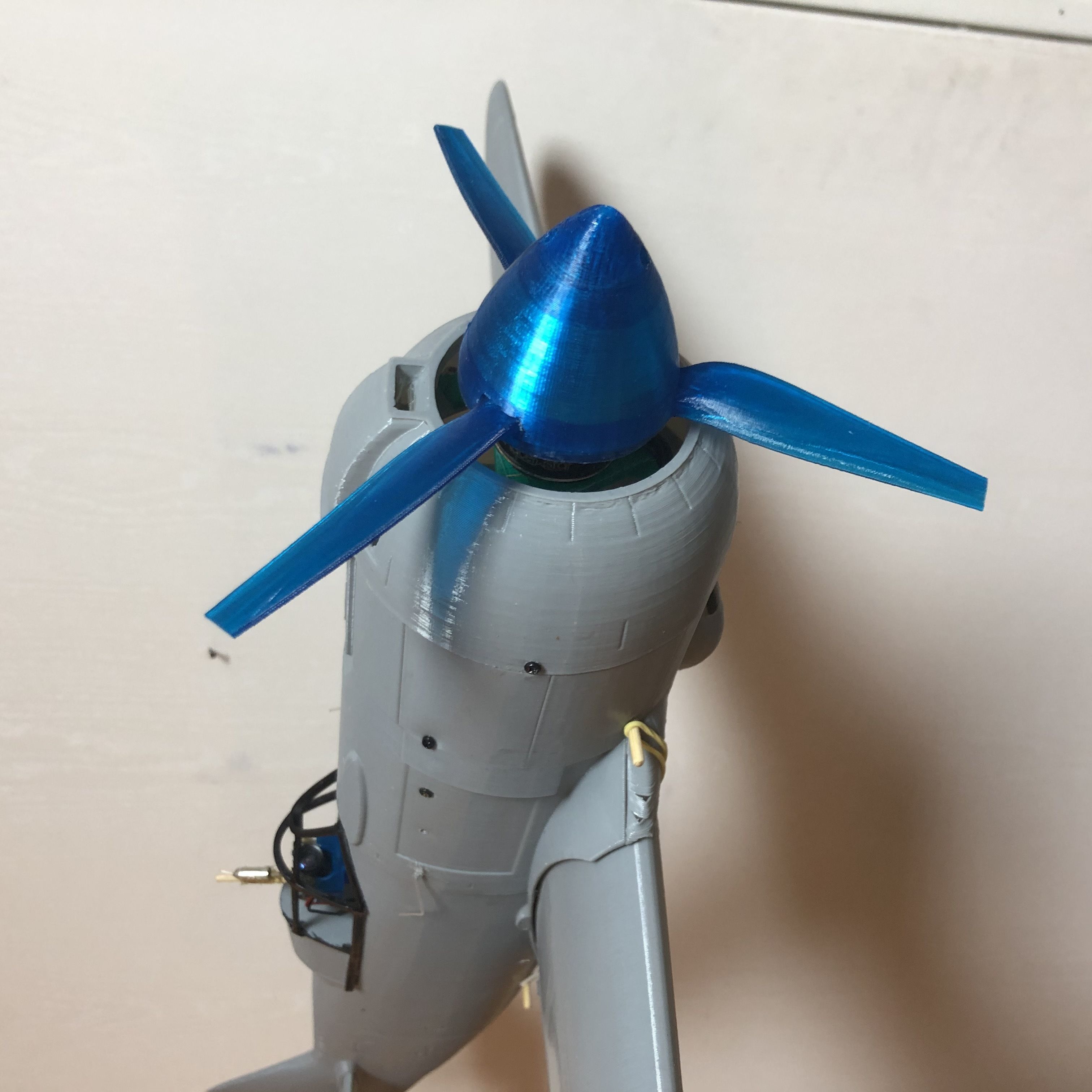 RC plane  LA5 FN 740mm wing 3D print model_27